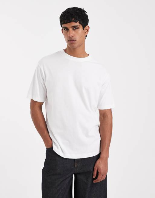 ASOS DESIGN - T-shirt vestibilità comoda bianca con grafica di peperoncini, 2 di 5