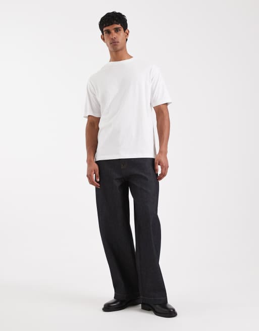 ASOS DESIGN - T-shirt vestibilità comoda bianca con grafica di peperoncini, 4 di 5