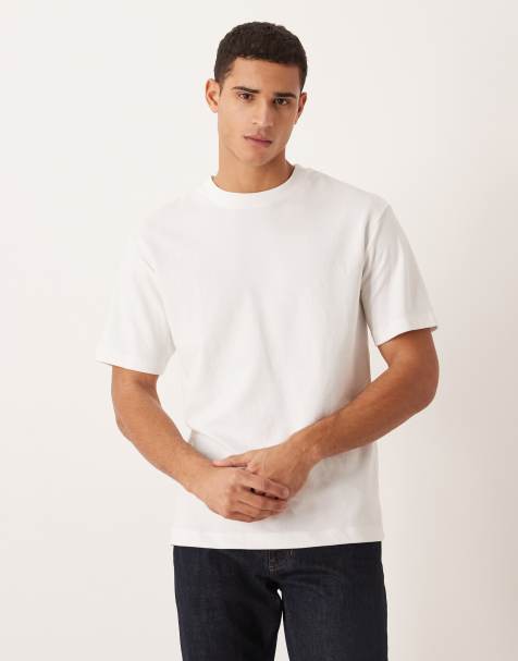 ASOS DESIGN - T-shirt vestibilità comoda in tessuto pesante morbido al tatto nera - view 1