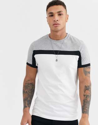 white shirt with design