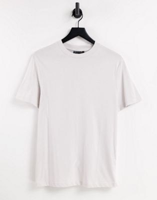 ASOS DESIGN t-shirt with crew neck in cream - CREAM | ASOS