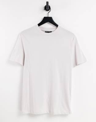 ASOS DESIGN t-shirt with crew neck in cream - CREAM | ASOS