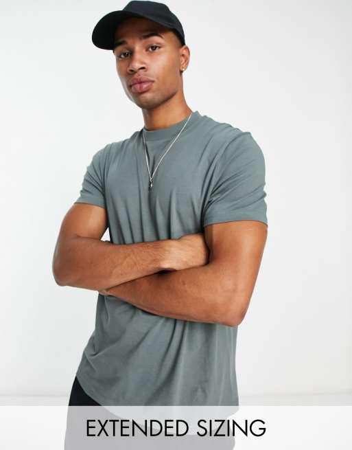 ASOS DESIGN tshirt with crew neck in green ASOS