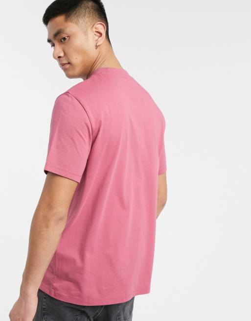 ASOS DESIGN t-shirt with crew neck in pink | ASOS