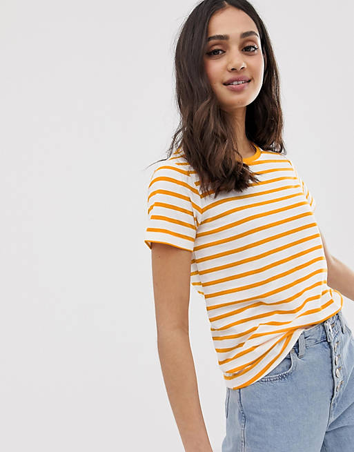 ASOS DESIGN t-shirt with crew neck in stripe | ASOS