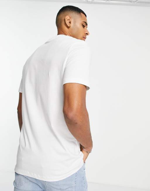 ASOS DESIGN t-shirt with crew neck in white - WHITE