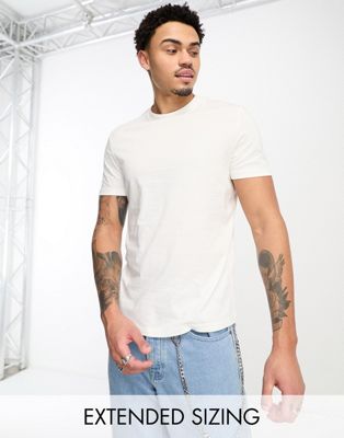 ASOS DESIGN t-shirt with crew neck in white | ASOS