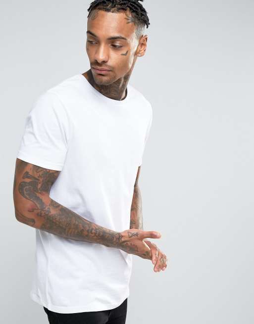 ASOS DESIGN t-shirt with crew neck in white | ASOS