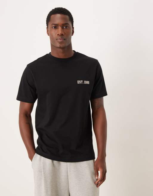 ASOS DESIGN t-shirt with duck graphic in black, 3 of 5