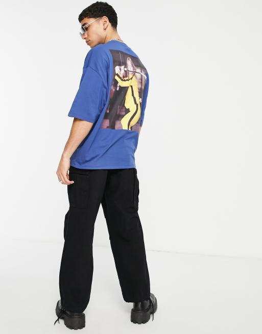 ASOS DESIGN t-shirt with Kill Bill print in navy | ASOS