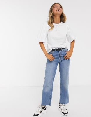 asos puff sleeve shirt