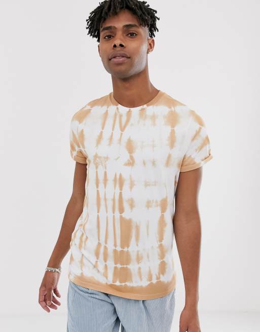 tie dye beige shirt