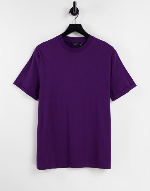 Purple Brand T-Shirt Scatter Monogram - Black