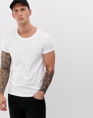 asos mens white t shirt