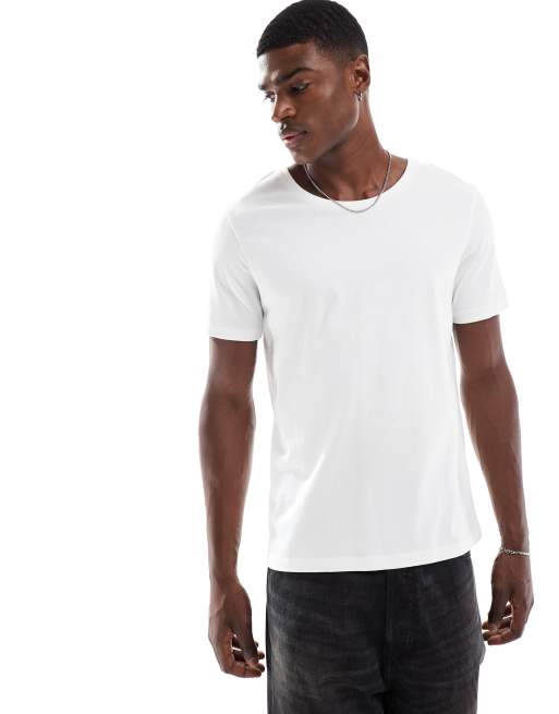 FhyzicsShops DESIGN t-shirt with scoop neck in white