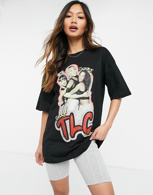 ASOS DESIGN t-shirt with TLC motif