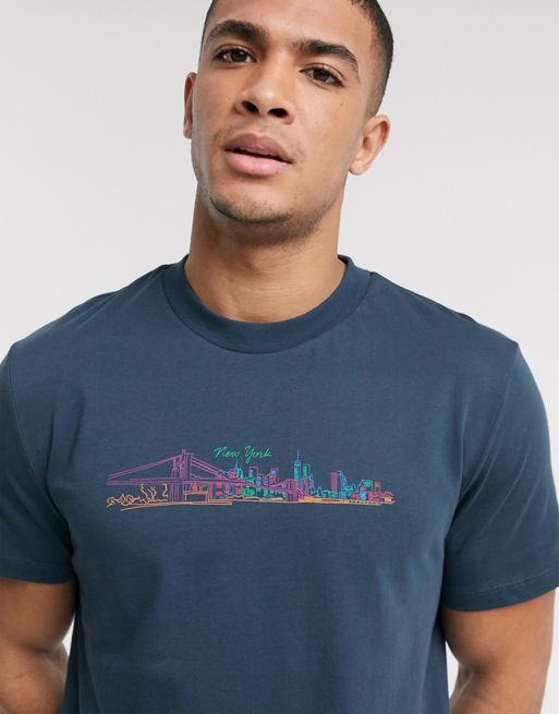 City Skyline Graphic Crewneck T-Shirt