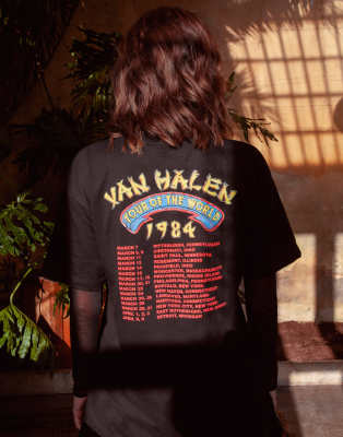 van halen world tour t shirt