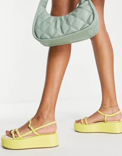 Asos best sale yellow sandals