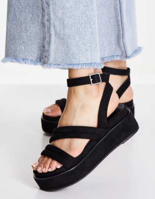 strappy flatform sandals