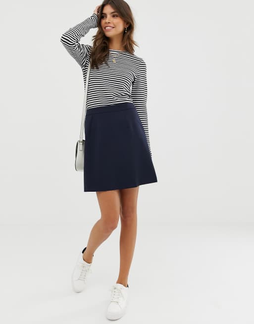 Asos design tailored shop a-line mini skirt