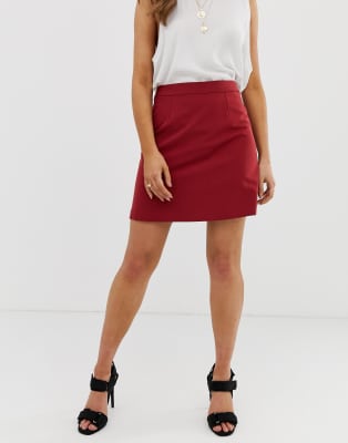 a line mini skirt asos