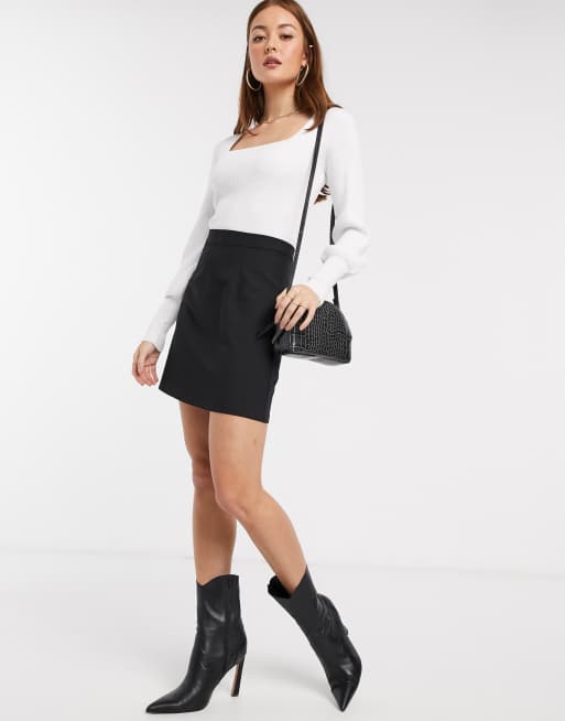 Asos tailored hotsell a-line mini skirt