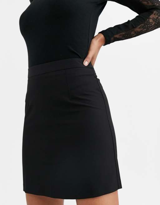 Black a 2024 line skirt asos