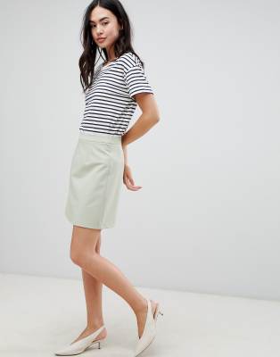 a line mini skirt asos