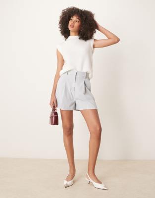 ASOS DESIGN tailored A-Line short in blue