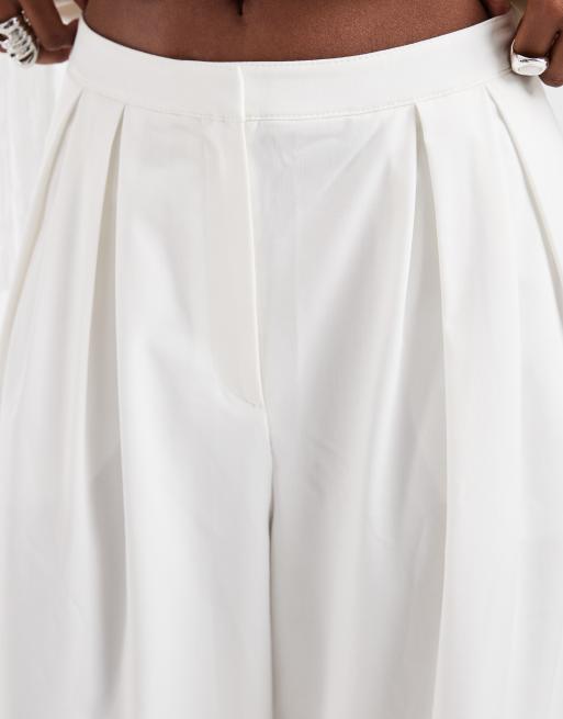 ASOS DESIGN tailored balloon pants in ivory - part of a set, 3 of 5