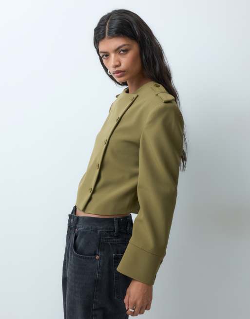 ASOS DESIGN tailored boxy button down jacket, 5 of 5