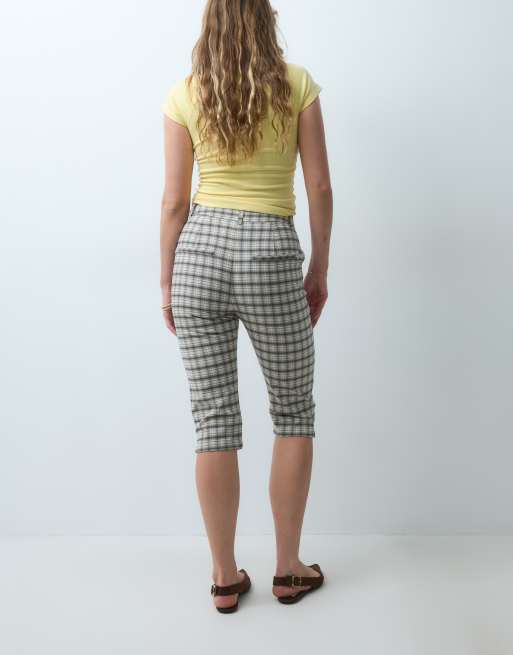 ASOS DESIGN tailored capri in check, 4 of 5