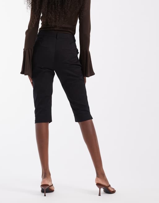 ASOS DESIGN tailored capri pants in black, 5 of 5