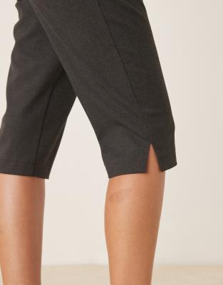Asos Design Tailored Capri Pants In Gray