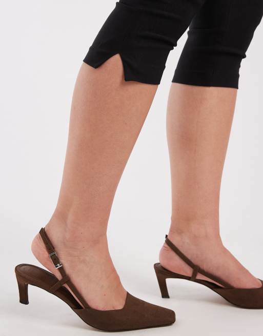 ASOS DESIGN tailored capri trousers in black, 4 of 5