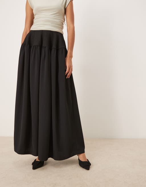 ASOS DESIGN tailored contrast balloon trouser co-ord in black boucle