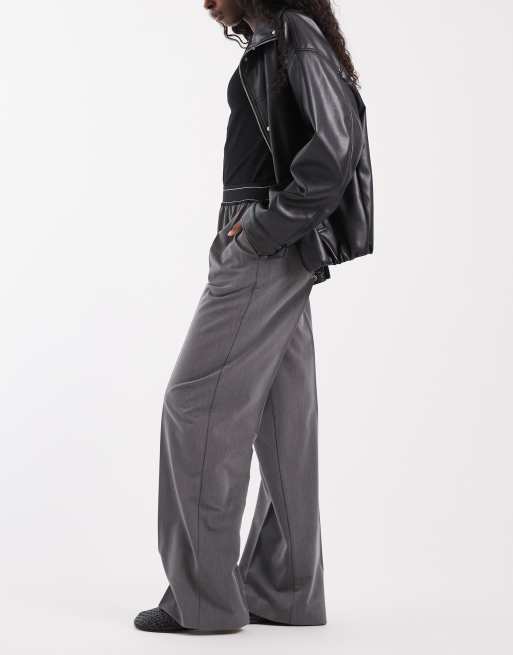 ASOS DESIGN Tailored jogger trouser in grey, 2 of 5