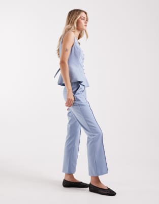 Asos Design Tailored Kick Flare Pants In Multi