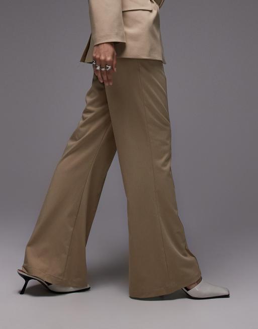 ASOS DESIGN tailored kickflare pants in camel - part of a set, 3 of 5