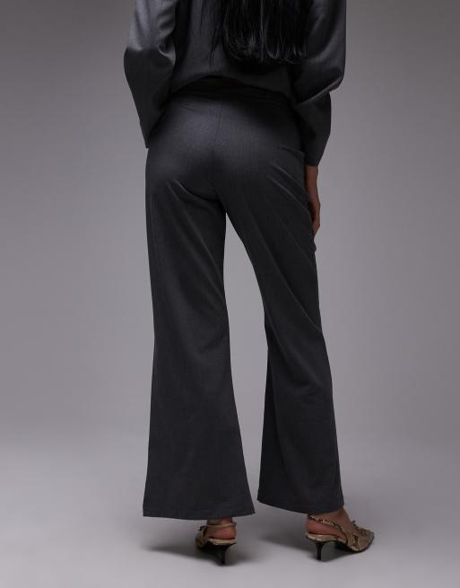 ASOS DESIGN tailored kickflare pants in charcoal - part of a set, 3 of 5