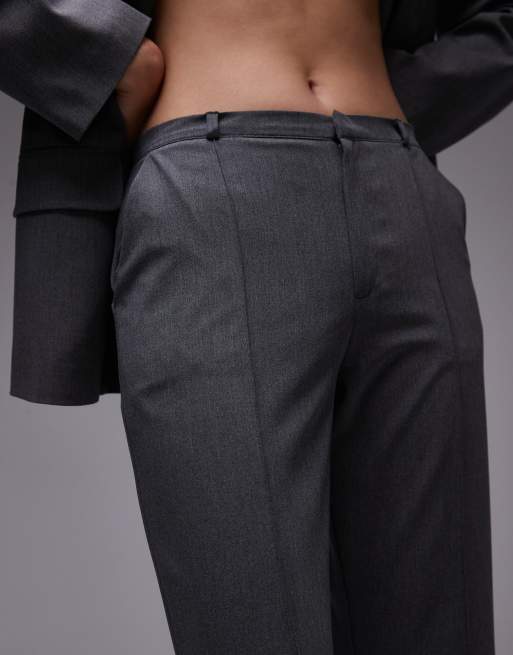 ASOS DESIGN tailored kickflare pants in charcoal - part of a set, 5 of 5