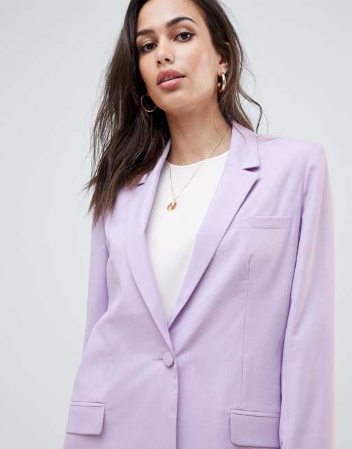 Asos hotsell purple blazer