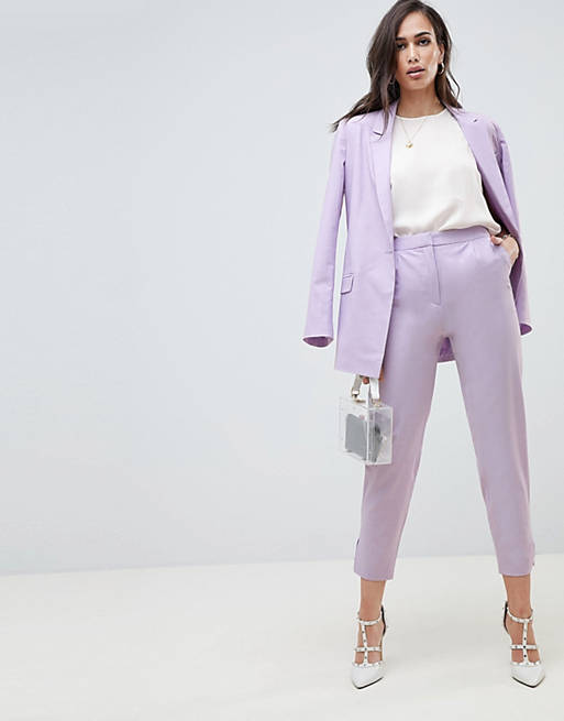 ASOS DESIGN tailored lilac occasion pants | ASOS