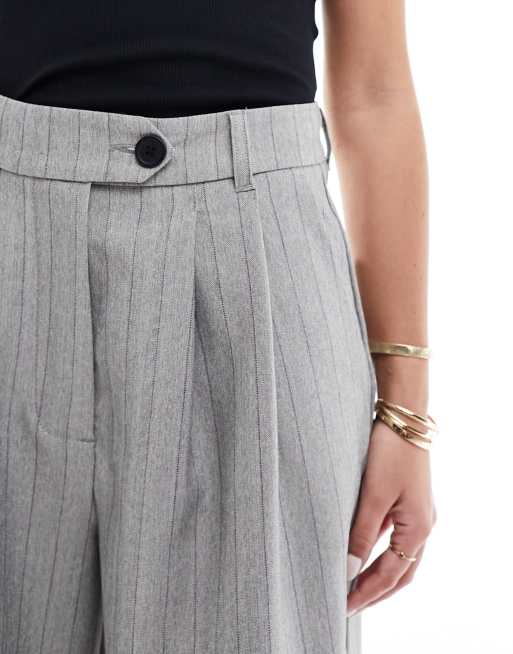 [NOTHING WRITTEN] Yaphi short pants (Gray stripe) ☆送料込☆ Nothing-written