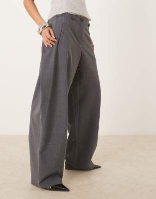 Asos Design Tailored Multiway Barrel Pants In Animal Print