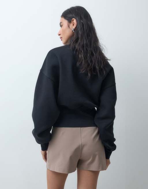 ASOS DESIGN Tailored pelmet mini skort with split in beige, 3 of 5