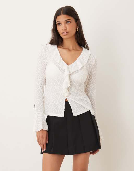 ASOS DESIGN tailored pleated mini skirt in black