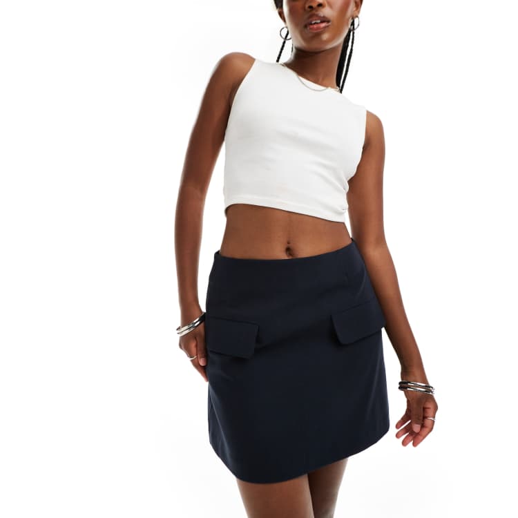 ★GLOWNY★PROVINCE EYELET MINI SKIRT (NAVY)★正規品/直送料込 MUSINSA | GLOWNY PROVINCE EYELET MINI SKIRT (NAVY)