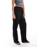 [ASOS DESIGN] ASOS DESIGN tailored pull on pants in black XS black